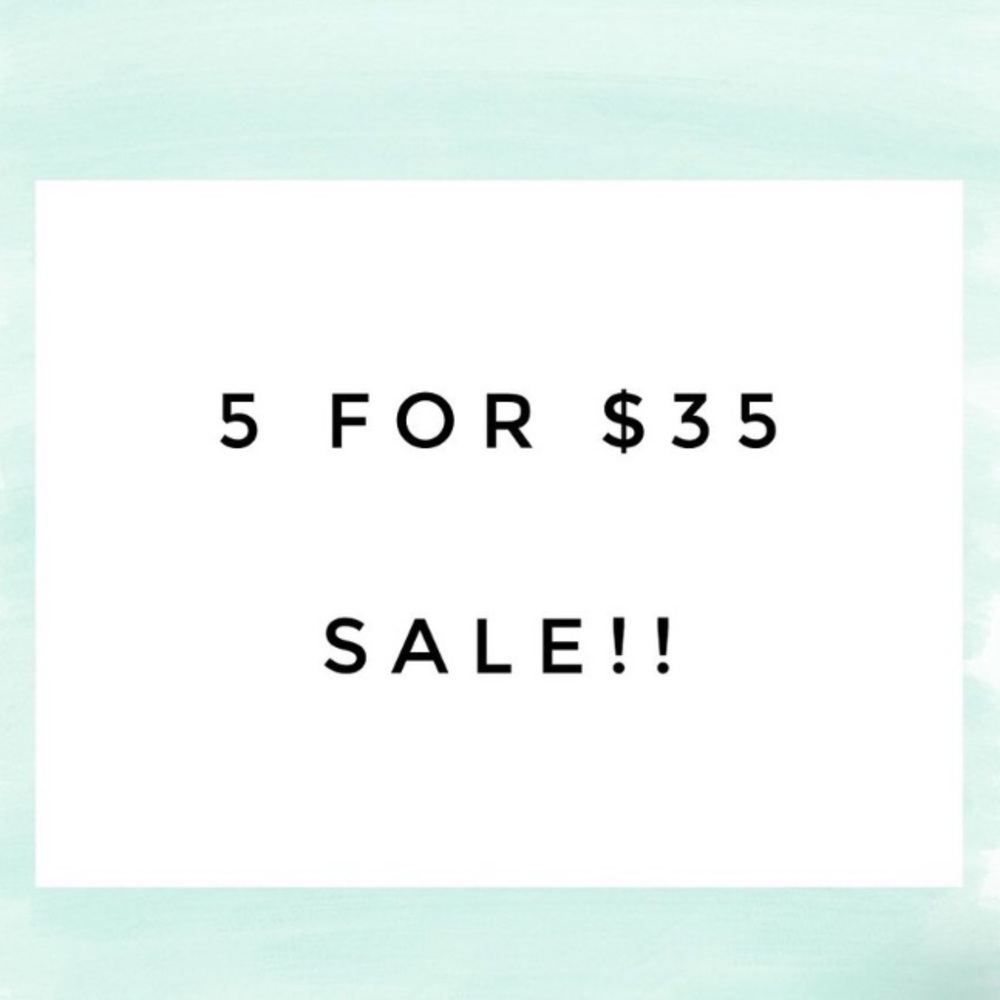 5 items for only $35!!!!! WOW 🤩